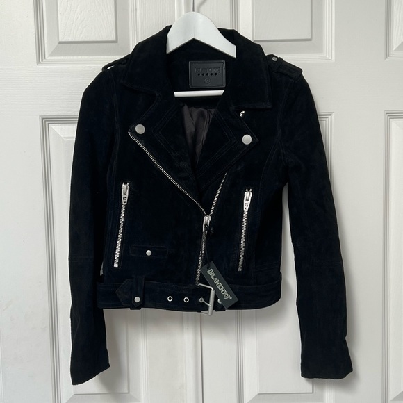 NWT Blank NYC Suede Moto Jacket XS​ - Picture 1 of 11